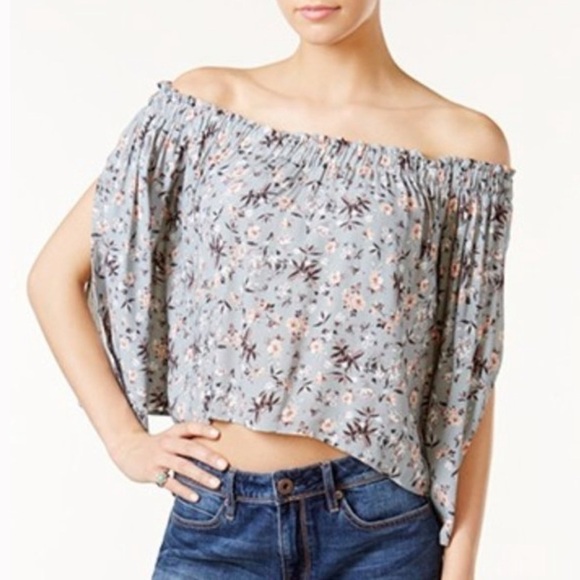 ASTR The Label Annabelle Off the Shoulder Blouse Size Small K - Picture 1 of 5